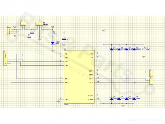 Motor driver module L298N Dual H-Bridge